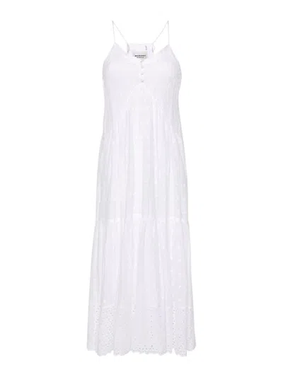 Isabel Marant Étoile White Cotton Voile Divine Long Dress
