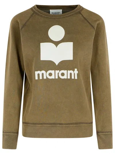 Isabel Marant Étoile Isabel Marant Etoile Brown Cotton Blend Sweatshirt Women In Green