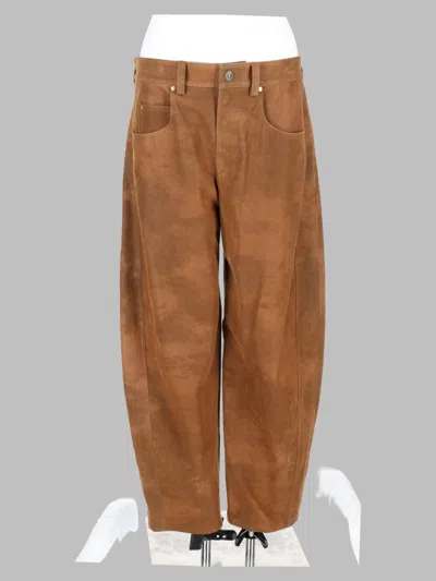 Isabel Marant Étoile Brown Cropped Five-pocket Cropped Pants