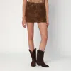 Isabel Marant Étoile Isabel Marant Etoile Women Kimmy Mini Skirt In Brown