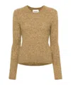 Isabel Marant Étoile Onnie Brushed-effect Jumper In Nude