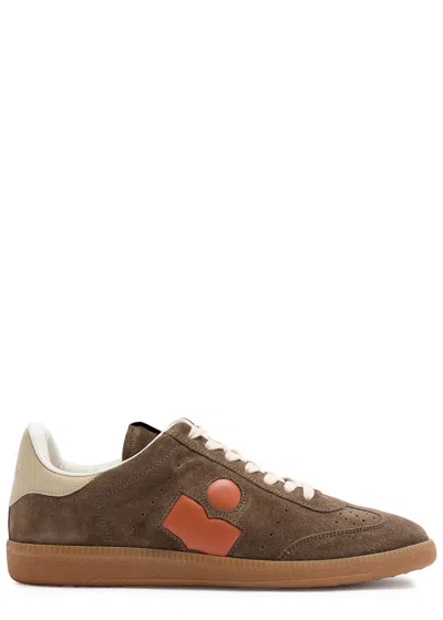 Isabel Marant Étoile Bryce Suede Sneakers In Brown