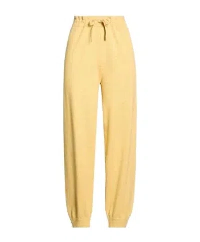 Isabel Marant Étoile Butter Yellow Knit Sweatpants In Gold
