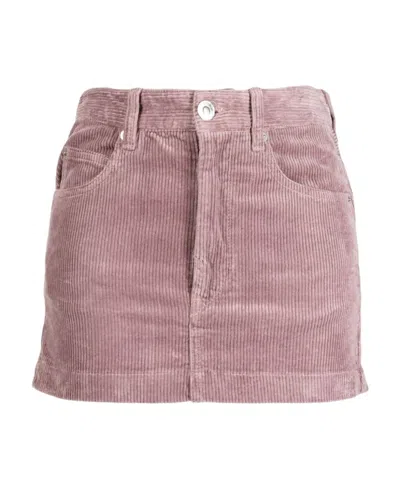 Isabel Marant Étoile Button Skirt In Lilac