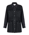 Isabel Marant Button-fastening Cotton Denim Jacket In Blue