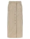 Isabel Marant Étoile Marant Etoile 'vandy' Skirt In Ecru