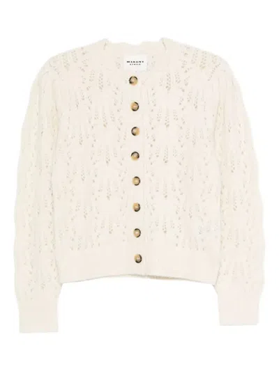 ISABEL MARANT ÉTOILE BUTTONED OPEN-KNIT CARDIGAN