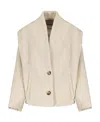 Isabel Marant Étoile Drogo Wool Jacket In Nude