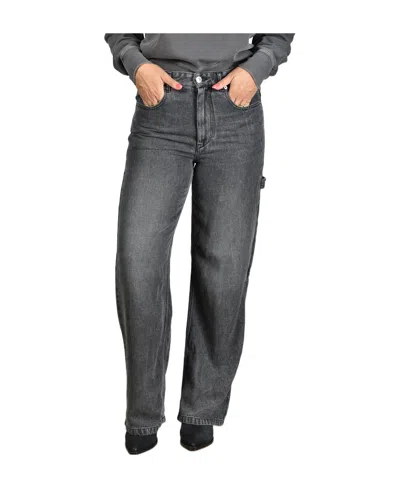 Isabel Marant Étoile Bymara Mid-rise Wide-leg Jeans In Black