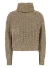 Isabel Marant Étoile Isabel Marant Etoile Multicolor Stretch Cotton Blend Brenda Sweater In Neutral