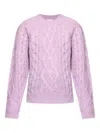 Isabel Marant Étoile Cable-knit Sweater In Pink
