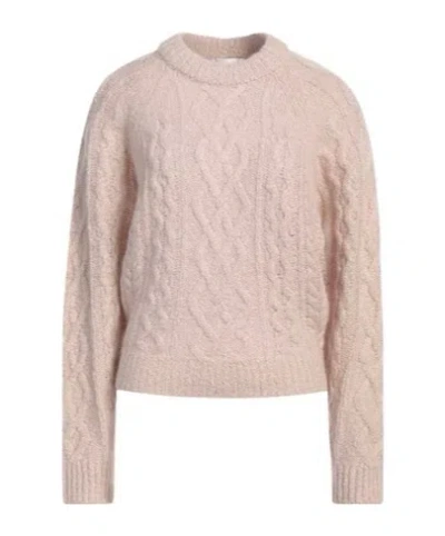Isabel Marant Étoile Cable-knit Pullover Sweater In Pink
