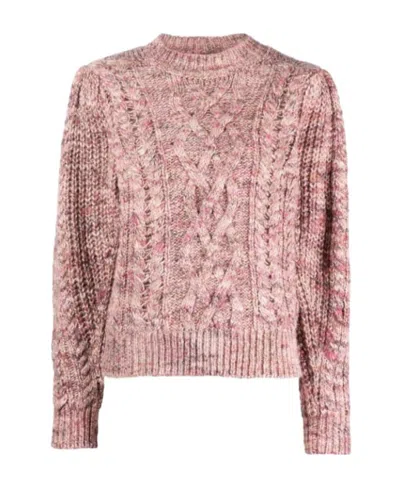Isabel Marant Étoile Cable-knit Speckled Jumper In Brown