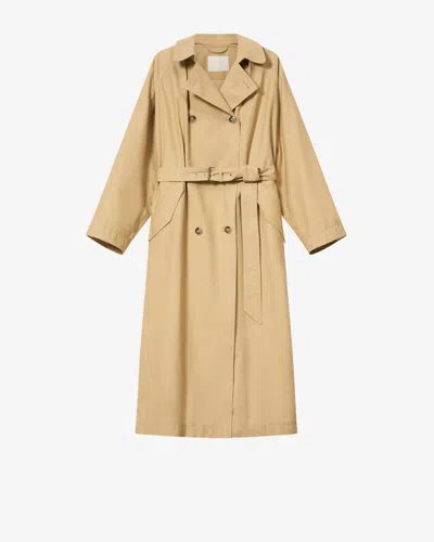 Isabel Marant Étoile Cacilda Coat In Neutral