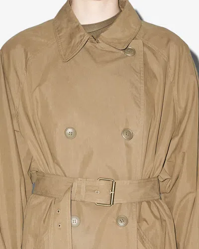 Isabel Marant Étoile Cacilda Coat In Brown