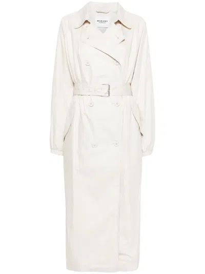 Isabel Marant Étoile Cacilda Trench Coat In Neutrals