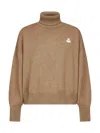 Isabel Marant Étoile Isabel Marant Etoile Camel Cotton Blend Oversize Nasha Sweater In Brown