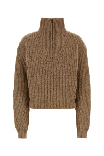 ISABEL MARANT ÉTOILE ISABEL MARANT ETOILE CAMEL MOHAIR BLEND DANITA SWEATER