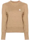 Isabel Marant Étoile Isabel Marant Etoile Camel Stretch Cotton Blend Kelaya Sweater In Brown