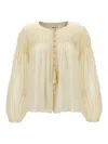 Isabel Marant Étoile Off-white Axeliana Shirt In White