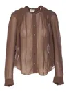 Isabel Marant Étoile Noeline Shirt In Brown