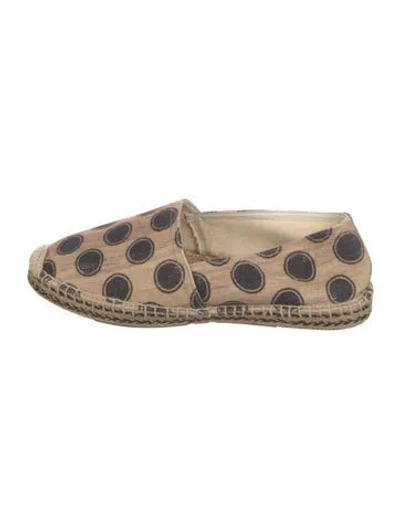 Pre-owned Isabel Marant Étoile Canvas Printed Espadrilles In Brown