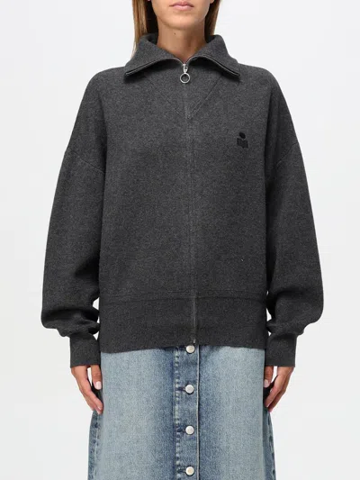 Isabel Marant Étoile Cardigan Isabel Marant Etoile Woman Color Charcoal In Charcoal