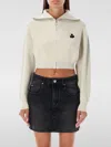 Isabel Marant Étoile Isabel Marant Etoile Oxane Zip Cropped Cardigan In Grau