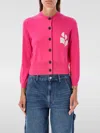 Isabel Marant Étoile Knitwear Crew Neck Ribbed Cuffs In Orchidee