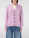 Isabel Marant Étoile Purple Newton Cardigan In Pastel