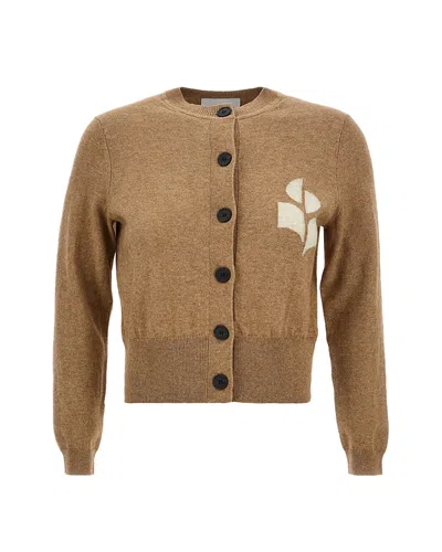 Isabel Marant Étoile Cardigan Newton Camel In Brown