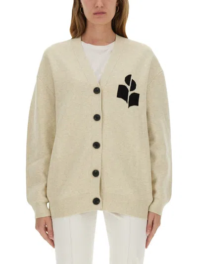 Isabel Marant Étoile Cardigan "norton" In Neutral