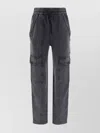 ISABEL MARANT ÉTOILE CARGO POCKET MONOCHROME SWEATPANTS