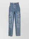 Isabel Marant Étoile Cargo Trousers Featuring Multiple Pockets In Blue