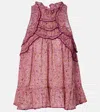 Isabel Marant Étoile Carlee Printed Ruffled Cotton Blouse In Pink