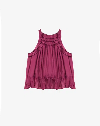 Isabel Marant Étoile Carlee Top In Pink