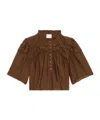 Isabel Marant Étoile Carmen Top In Brown