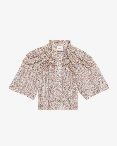 Isabel Marant Étoile Carmen Top In Neutral