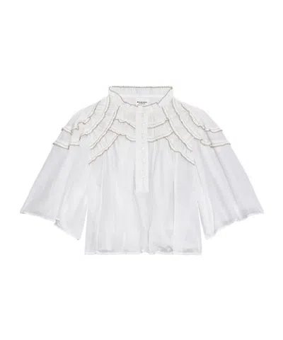 ISABEL MARANT ÉTOILE ISABEL MARANT ÉTOILE CARMEN GATHERED TOP