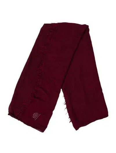 Pre-owned Isabel Marant Étoile Cashmere Stole In Burgundy