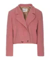 Isabel Marant Étoile Cassidy Cropped Jacket In Pink