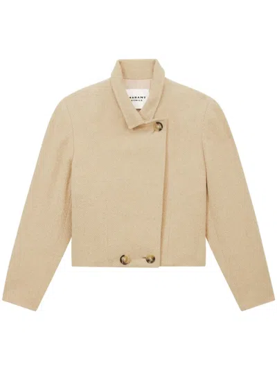 Isabel Marant Étoile Cassidy Jacket In Beige