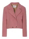 Isabel Marant Étoile Cassidy Cropped Jacket In Color Carne Y Neutral