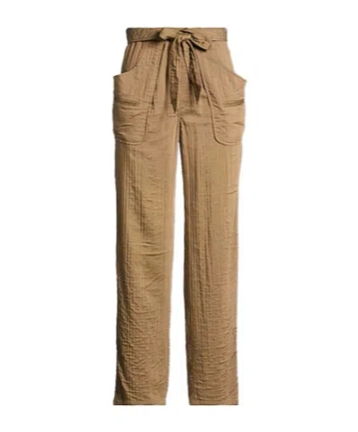 Isabel Marant Étoile Casual Straight-leg Pants In Brown