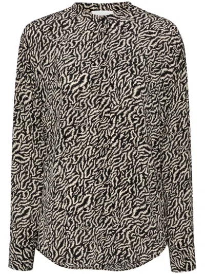 Isabel Marant Étoile Pattern-printed Long-sleeved Top In Multi