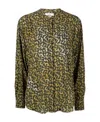 Isabel Marant Étoile Catchell Leaf-print Shirt In Green