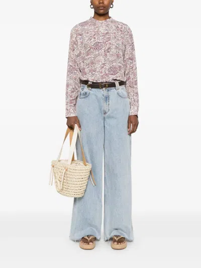Isabel Marant Étoile Catchell Shirt In Neutrals