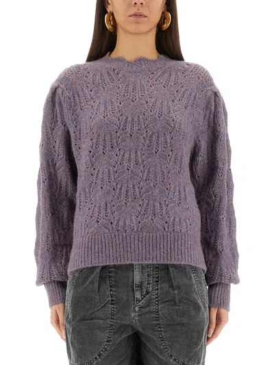Isabel Marant Etoile Celestine Sweater In Purple