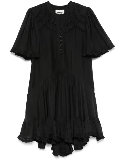 Isabel Marant Étoile Celyana Mini Dress In Black