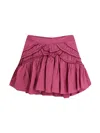 Isabel Marant Étoile Marant Etoile Women Ceola Cotton Blend Miniskirt In Purple